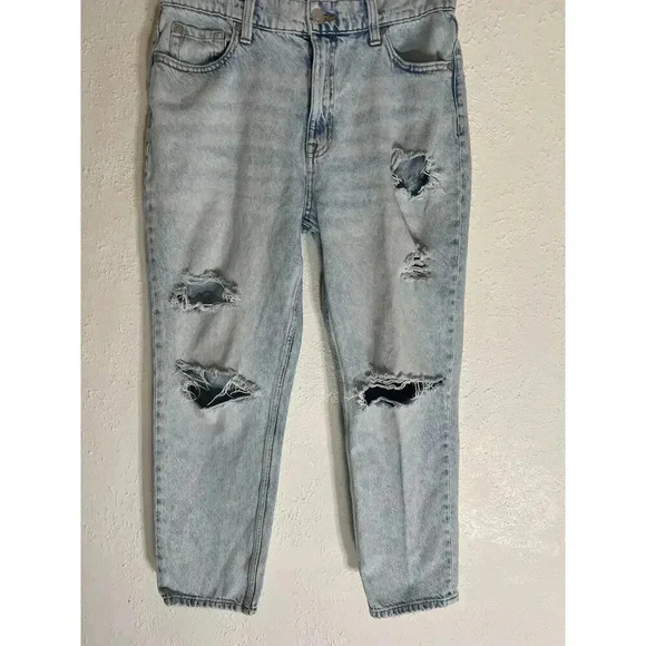 AEROPOSTALE High-Rise Mom Jean Women's Size 10 Light Wash - Picture 2 of 11